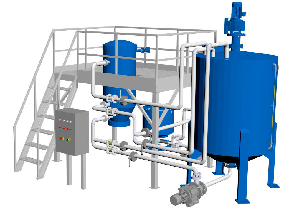 Линия фильтрации растительных масел