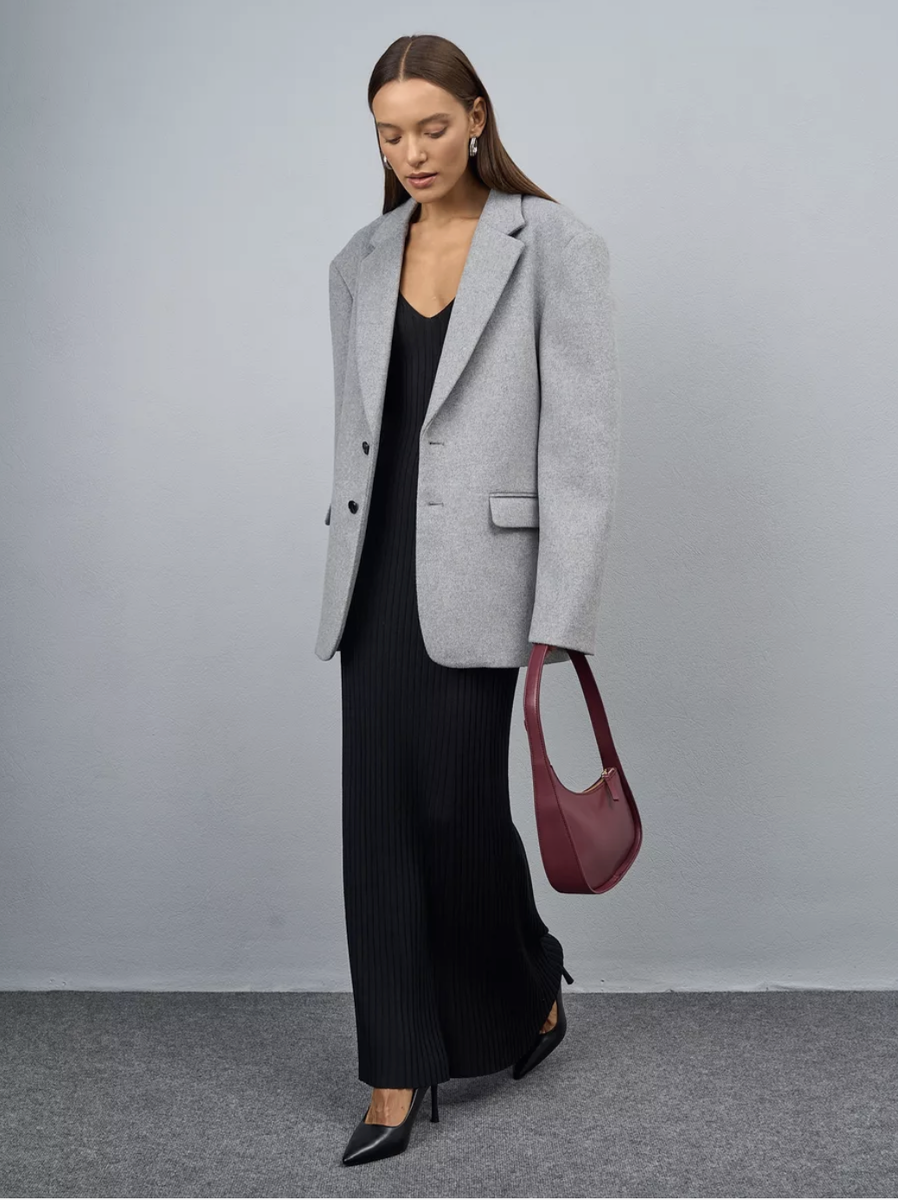 Пиджак с шерстью в составе