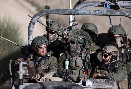    Израильские войска на Голанских высотах