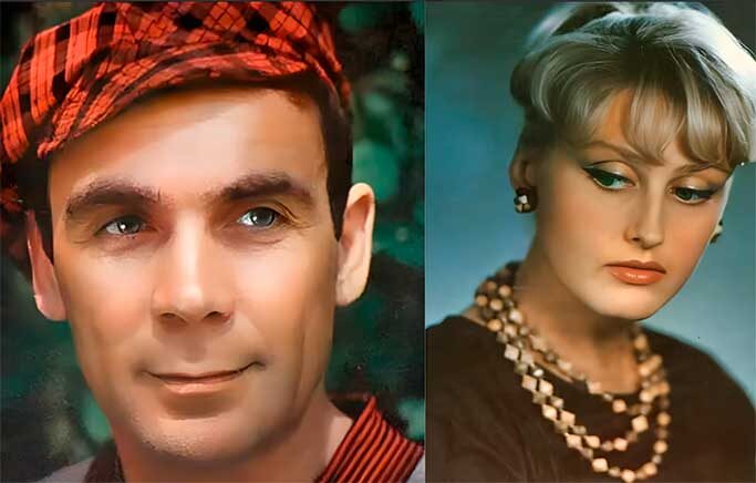 привел молодую жену, актрису Наталью Климову.