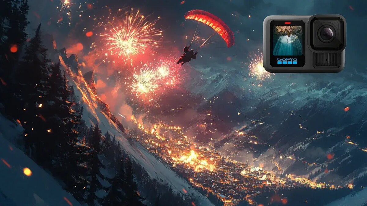 Экстремальный Новый год: GoPro Hero 13 Black – подарок для настоящих адреналинщиков
