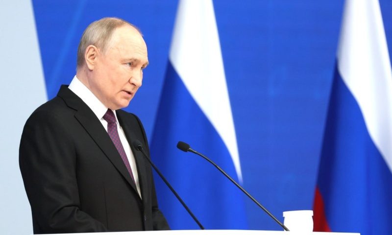    Владимир Путин. Фото пресс-службы президента РФ