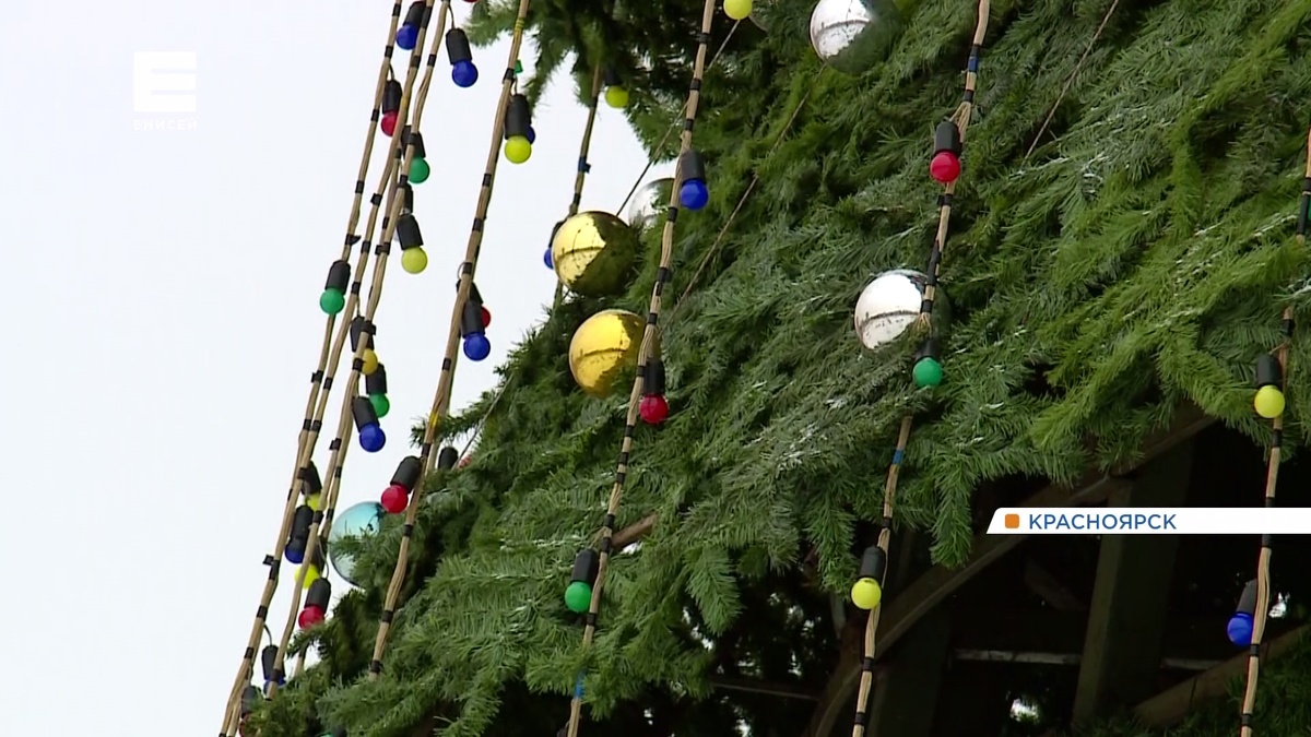     Стал известен график открытия новогодних ёлок в Красноярске