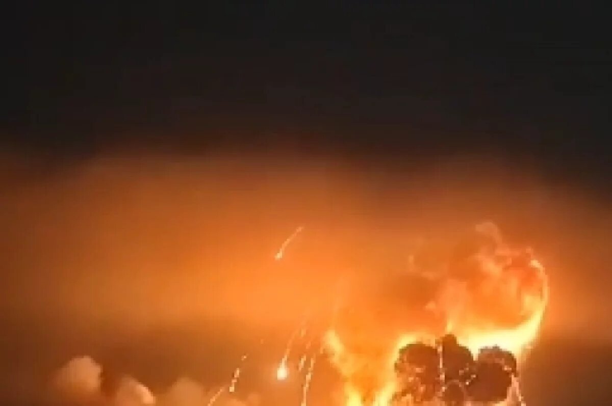    Мощный удар Израиля по системам ПВО Сирии в Тартусе попал на видео