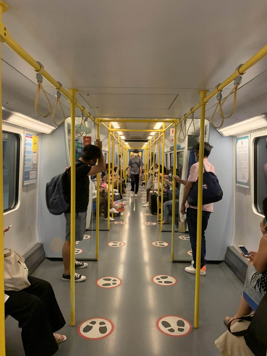 Современные поезда в метро