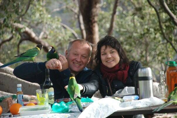     Кира Королёва с мужем Игорем / Фото из личного архива