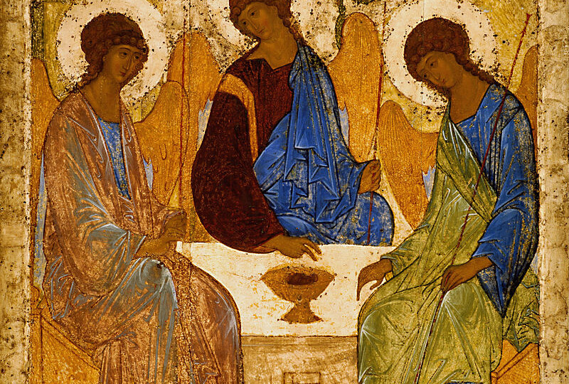 Что зашифровано в "Троице" Андрея Рублева?