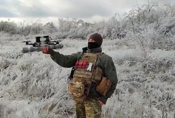    Работа FPV-дронов в зоне СВО