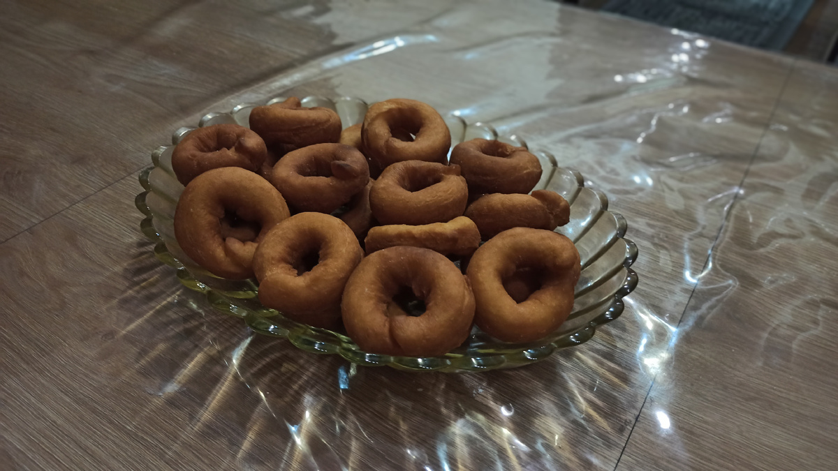 Сладкие пончики