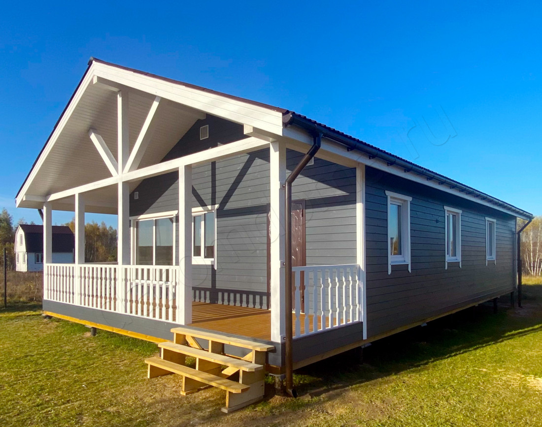 Каркасный дом в деревне Галыгино