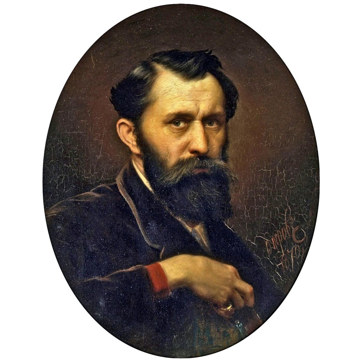 Василий Перов. Автопортрет. 1870. Третьяковская галерея