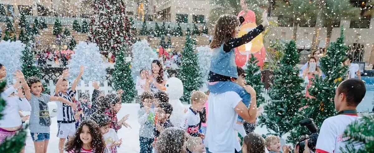    Зимняя ярмарка в Madinat Jumeirah. Фото Dubai Tourism