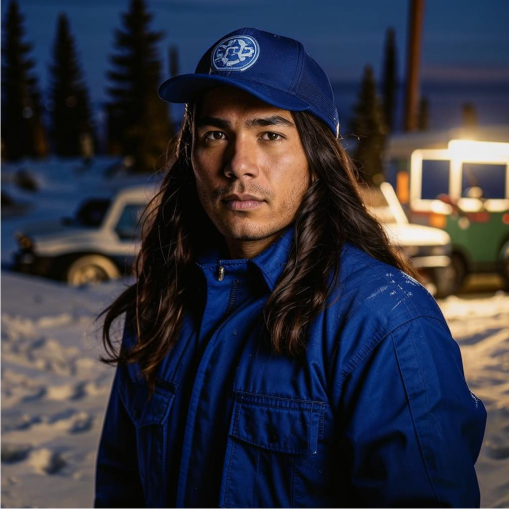 Джолан Риу, племянник Саймона, не узнает Эндрю и не понимает, кто к нему приехал. Создано нейросетью Кандинский.  