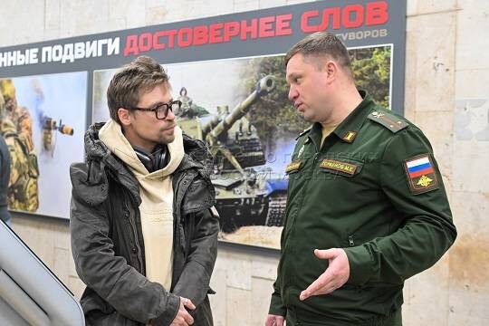    Артист Александр Головин посетил Единый пункт отбора на военную службу по контракту