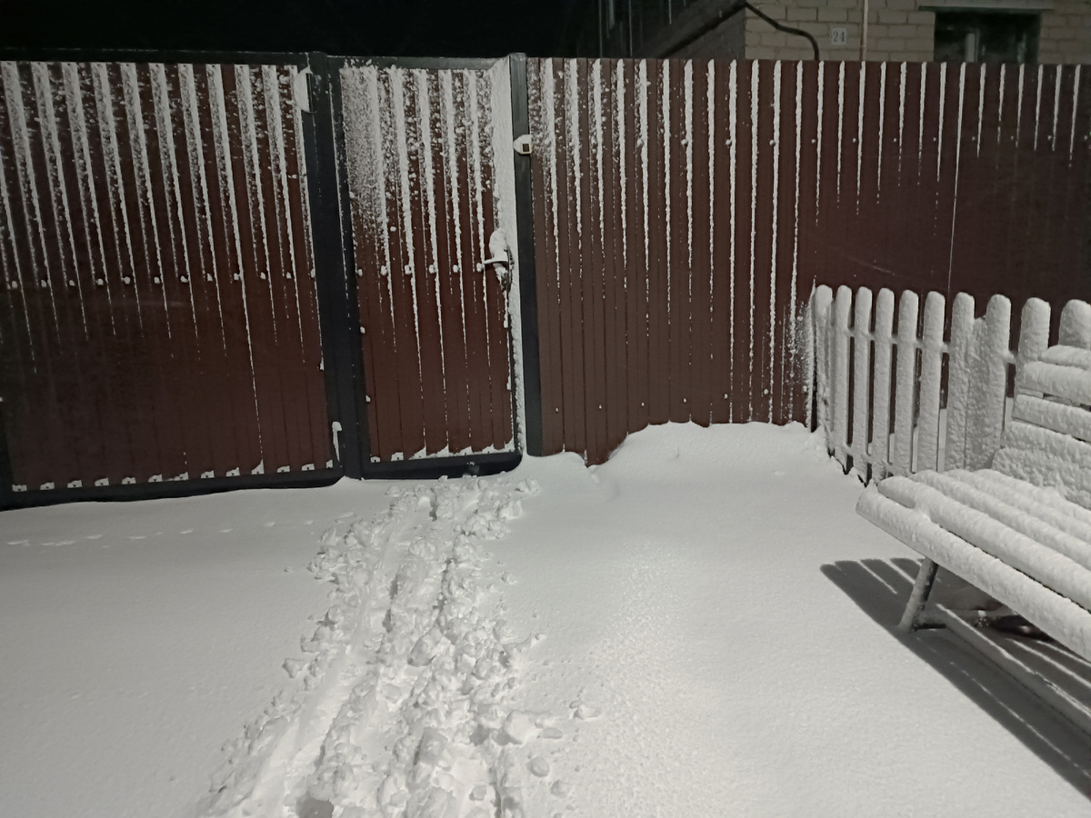 К моему домику подход