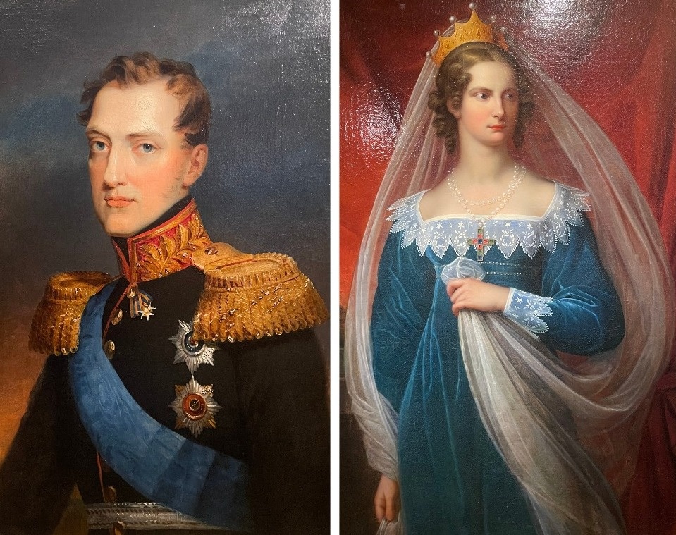 В. А. Голике, Портрет Николая I.  Ф. Г. фон Кюгельхен, Портрет принцессы Шарлотты Прусской 