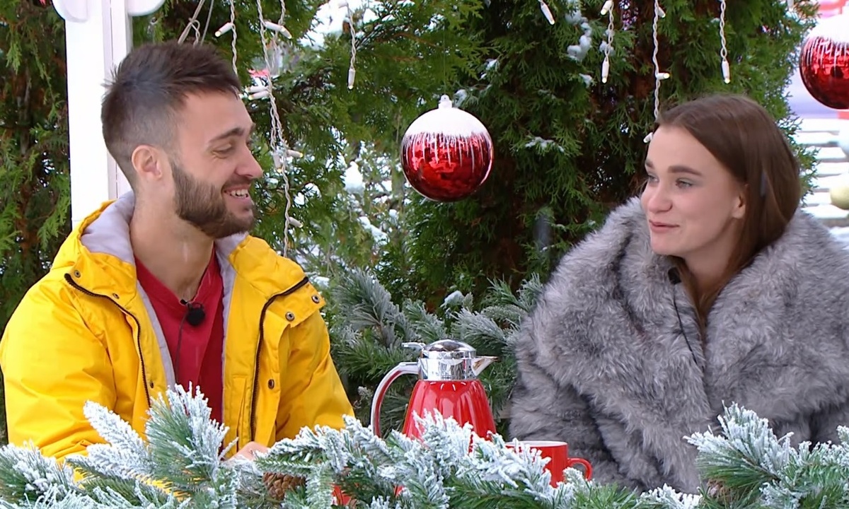 Алексей Безус и Яна Тырлышкина (фото из эфира на «Okko»)