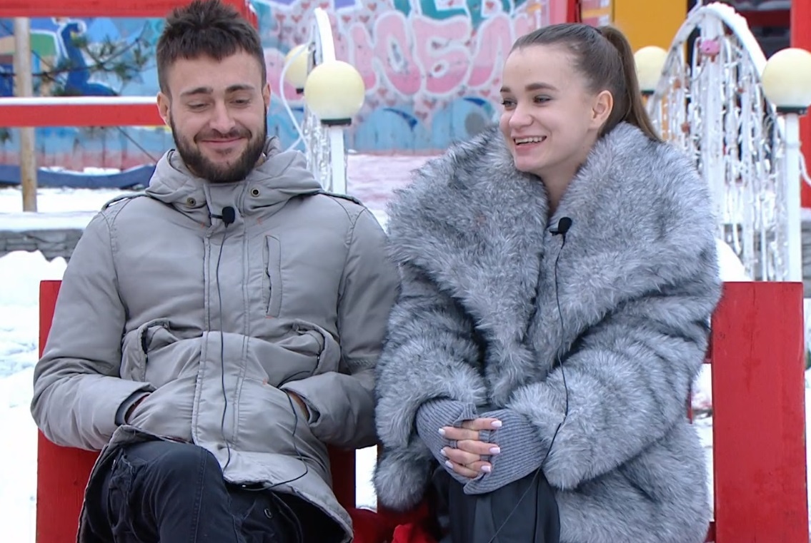 Алексей Безус и Яна Тырлышкина (фото из эфира на «Okko»)