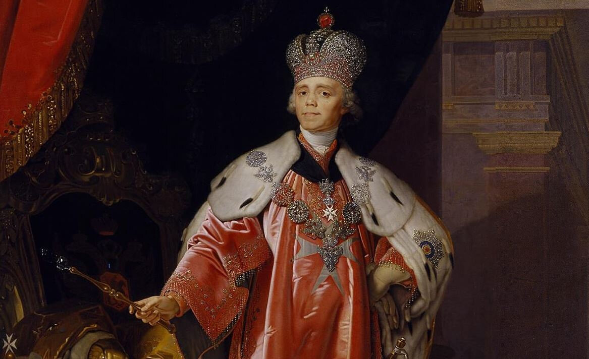  Император Всероссийский Павел Петрович, Великий Магистр Державного ордена Святого Иоанна Иерусалимского. Боровиковский. Яндекс картиник.