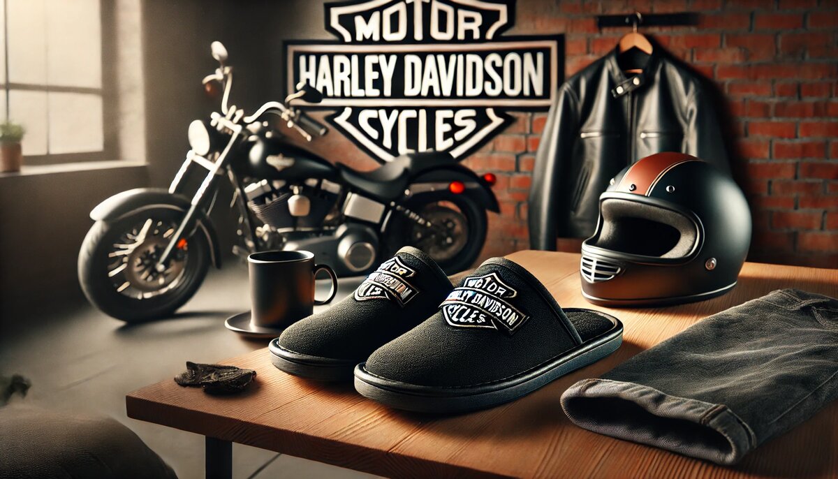 Тапочки Harley Davidson — лучший подарок байкеру!