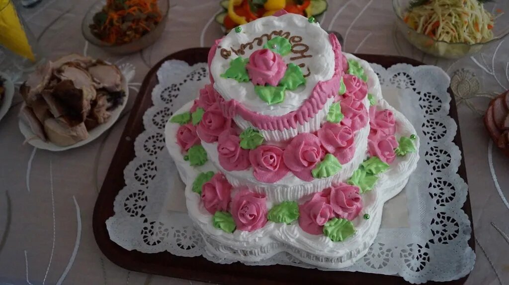 Фото с именинного стола