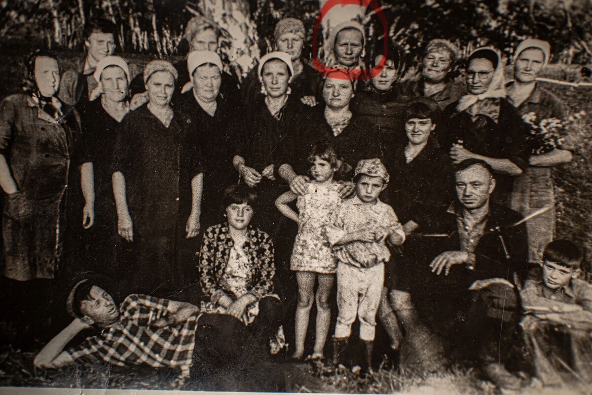 Фото из архива 1976 год. Бригада 1 гурта. Бригадир Голубева А.Е.