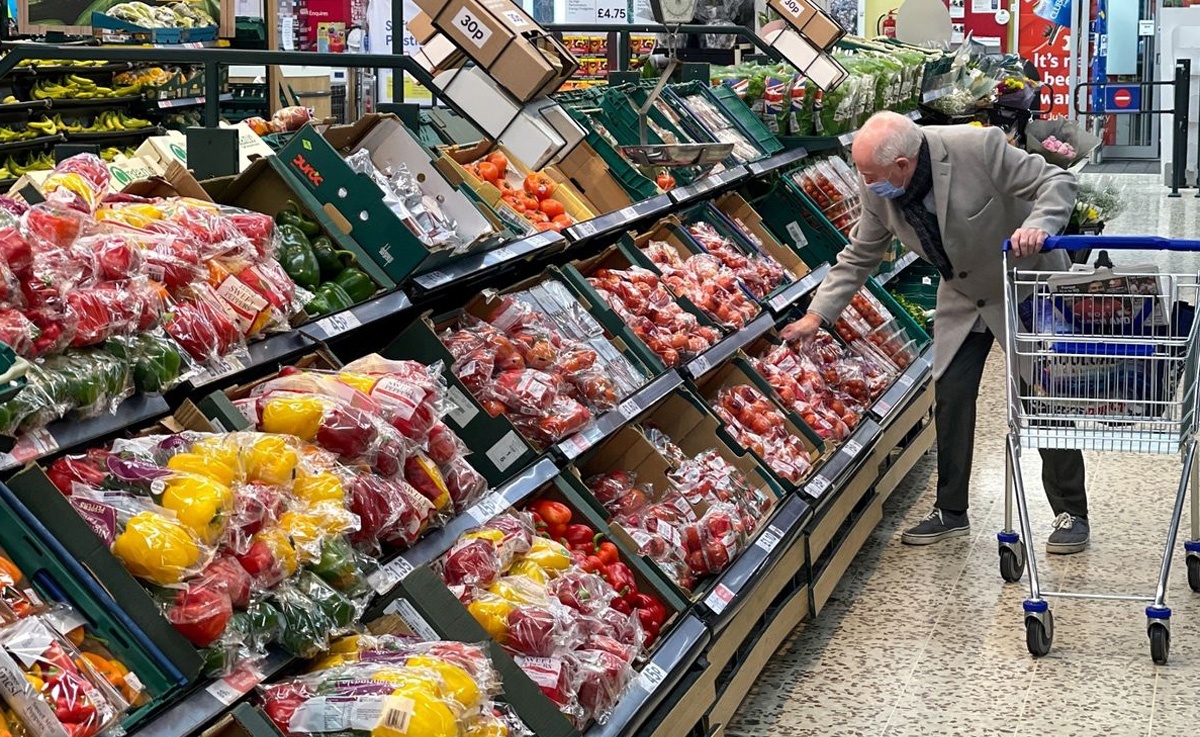 Продуктовый магазин в США.