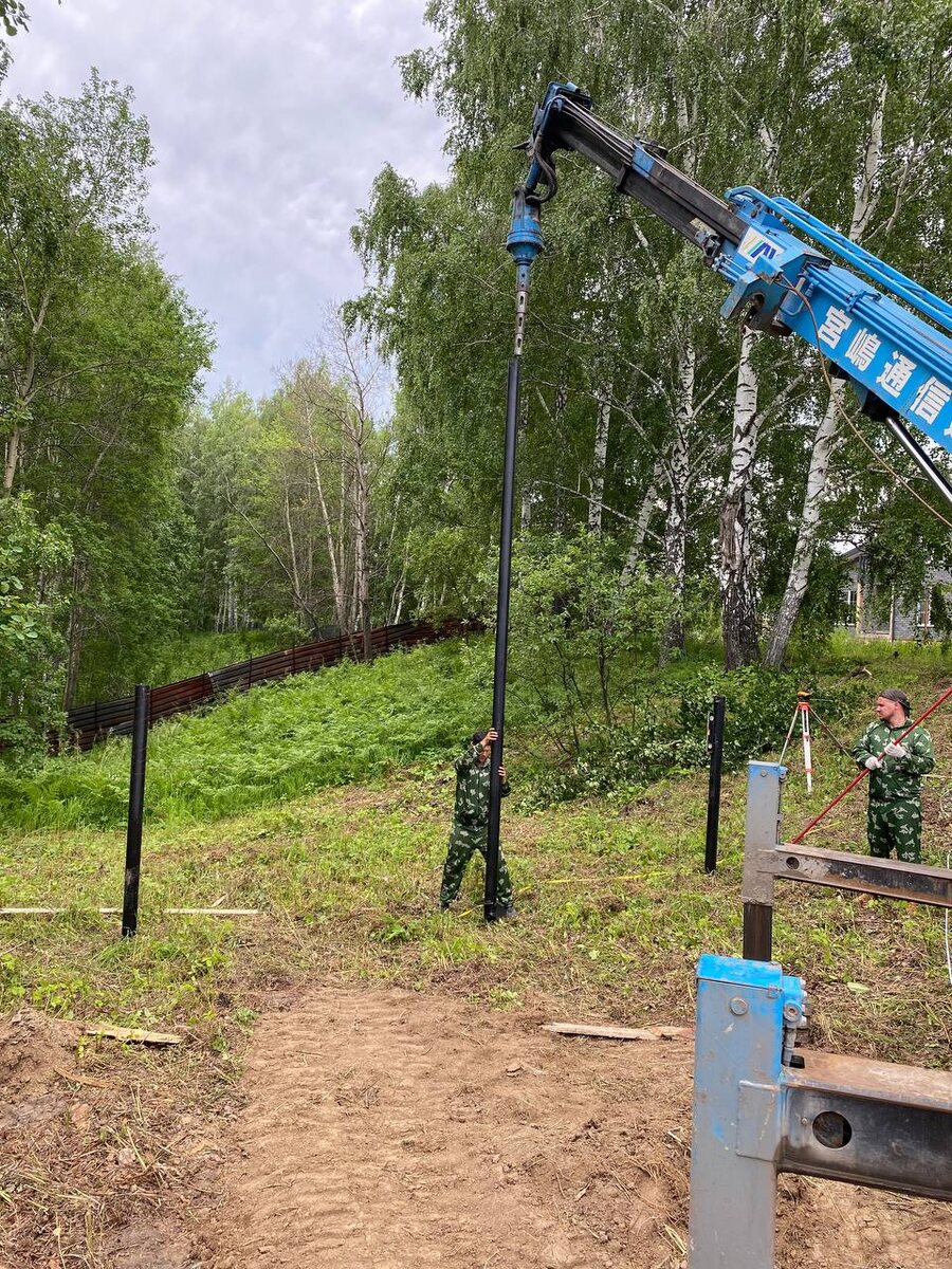 Винтовая свая 6м, диаметр 108мм