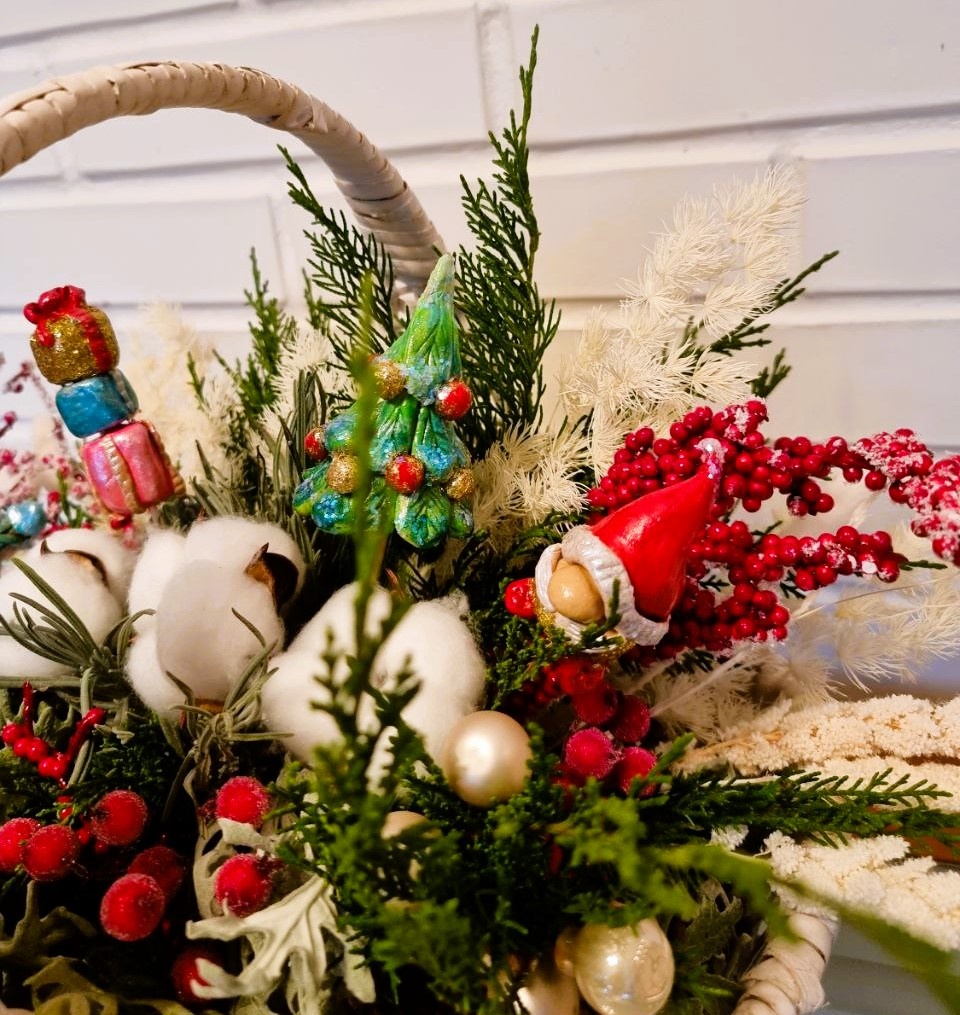Новогодний букет для мамы.