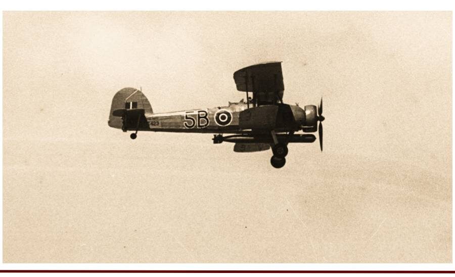 «Свордфиш», оснащенный авиаторпедой
