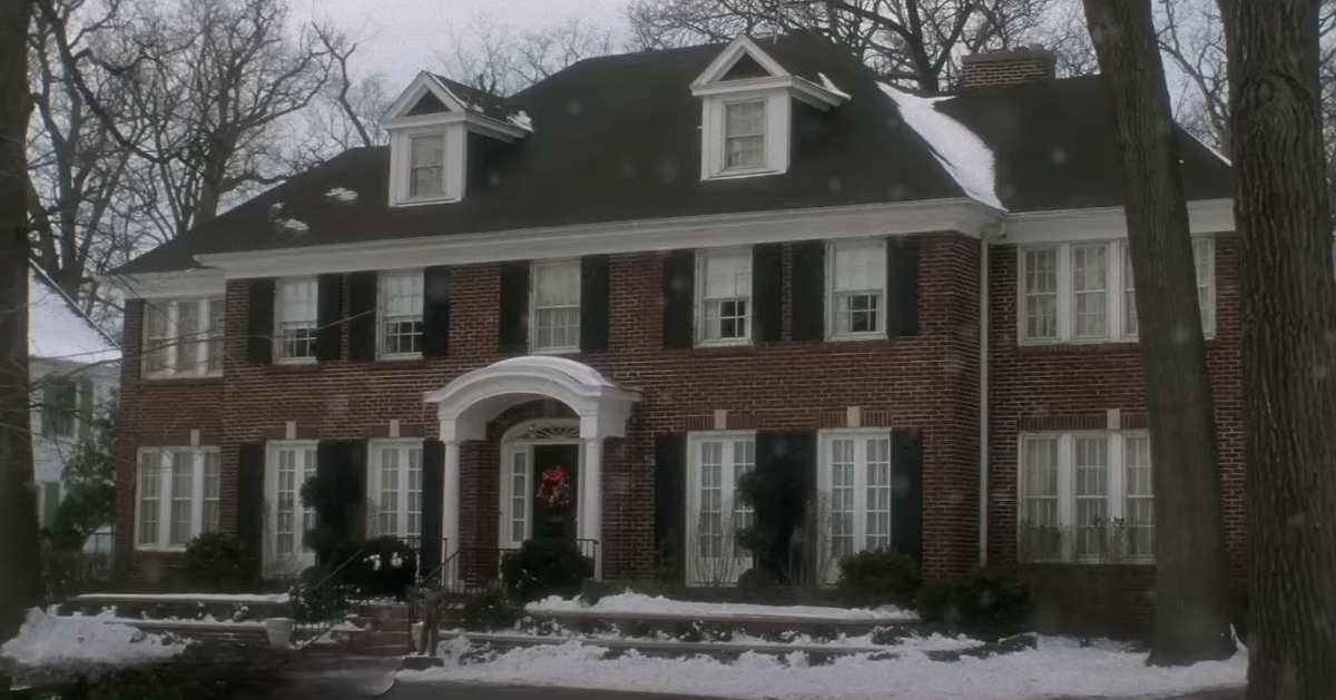 Дом, в котором были съемки фильма "Один дома"