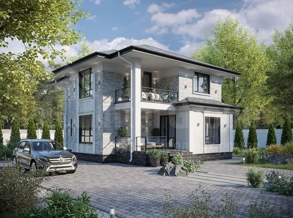 Проект дома Юкон, площадь 167 м2