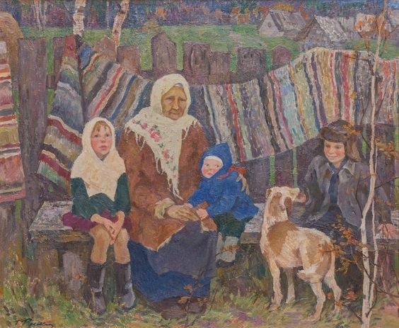 "Моя бабушка" худ. Румянцева Галина