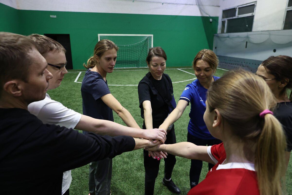 Елена Купцова
Ритуал перед началом тренировки.