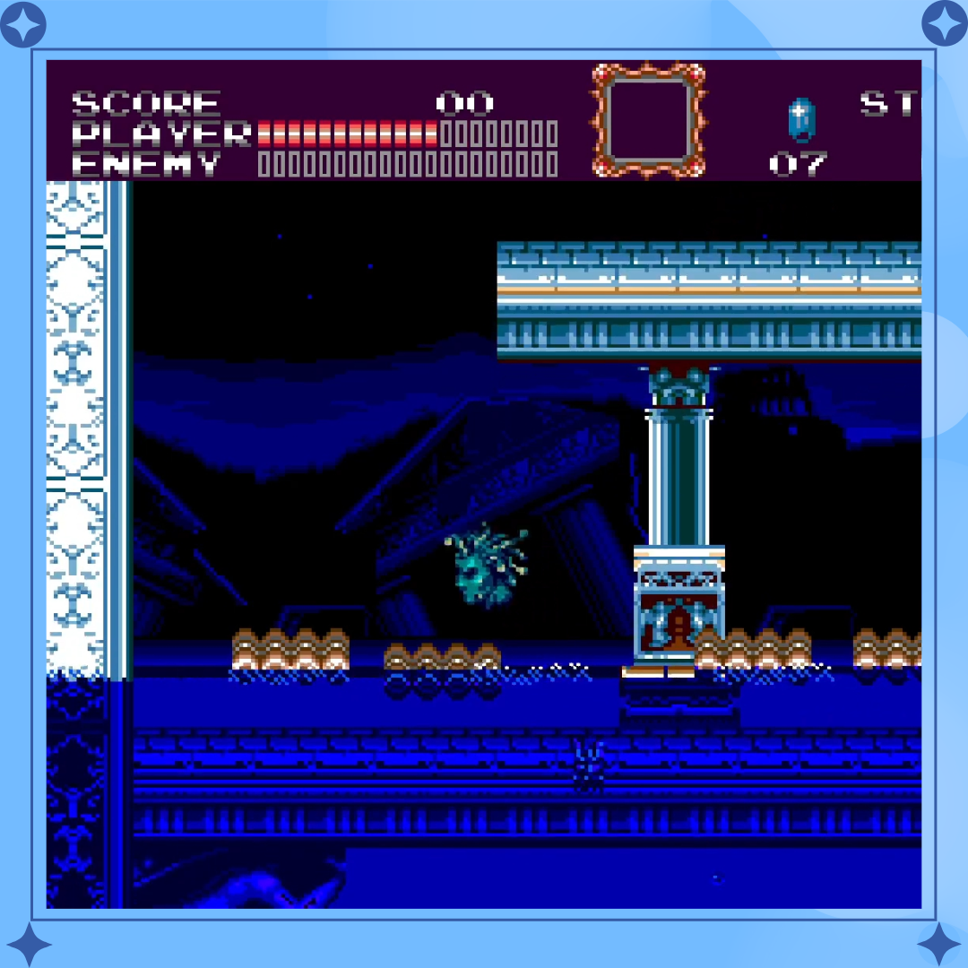 Медуза Горгона в Castlevania: Bloodlines, 1994 год