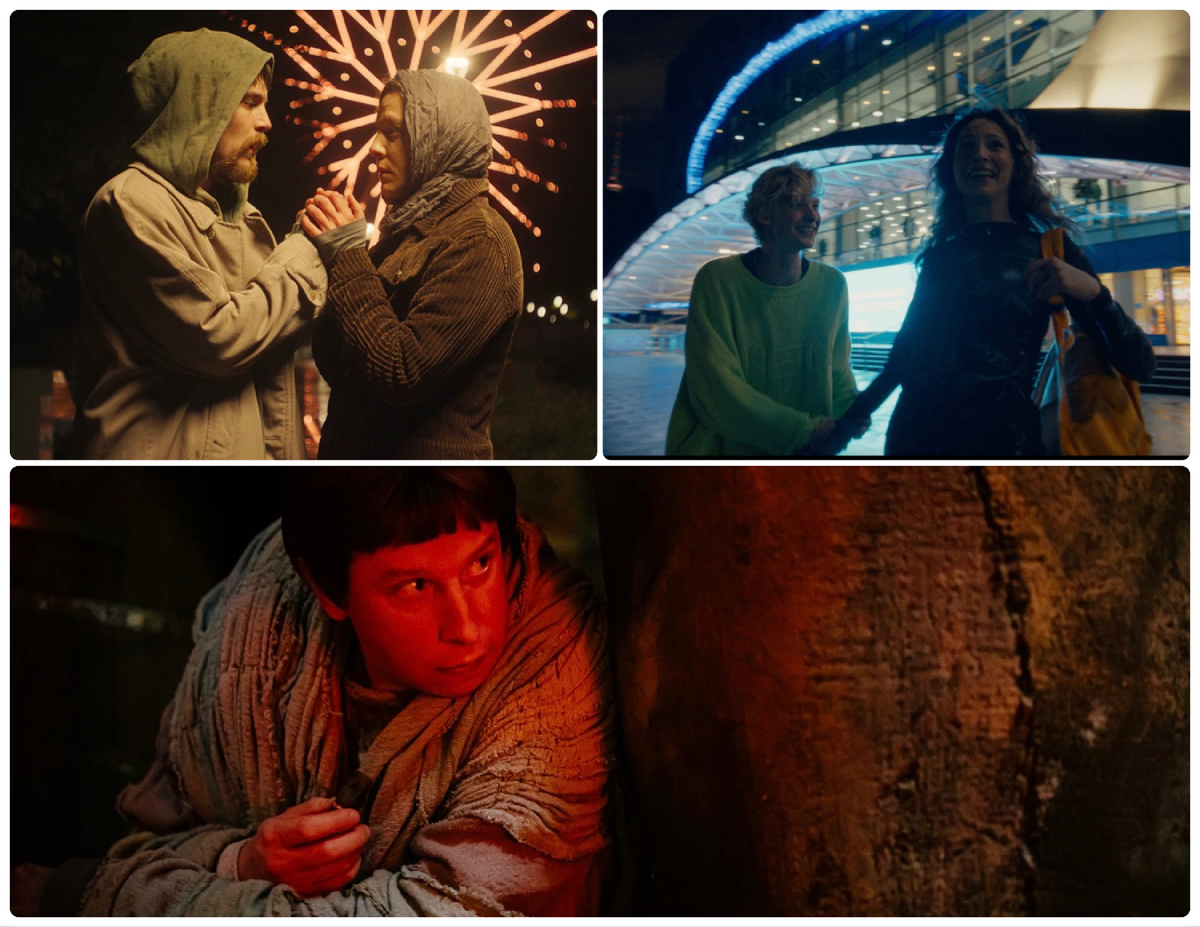 Кадры из сериалов "Преступление и наказание", "Жвачка" и "Последний богатырь. Наследие". Коллаж автора.