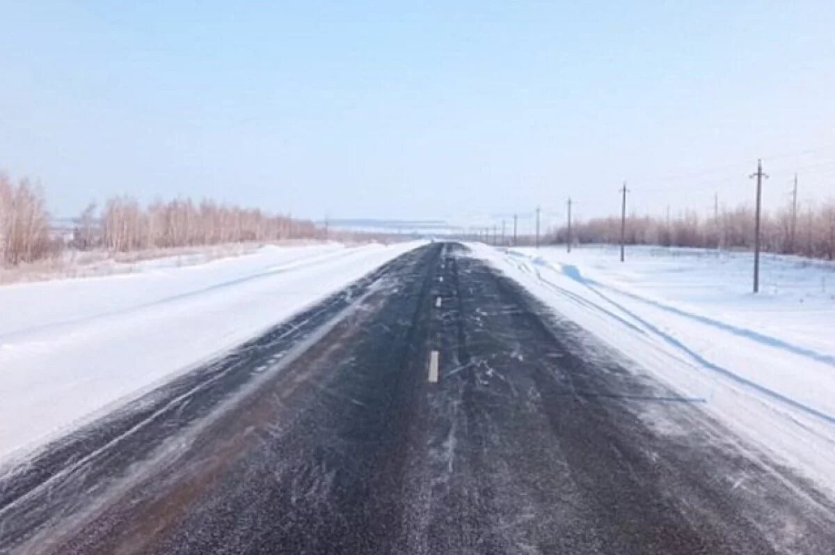    В Оренбуржье из-за непогоды перекрыт участок трассы М-5 «Урал»