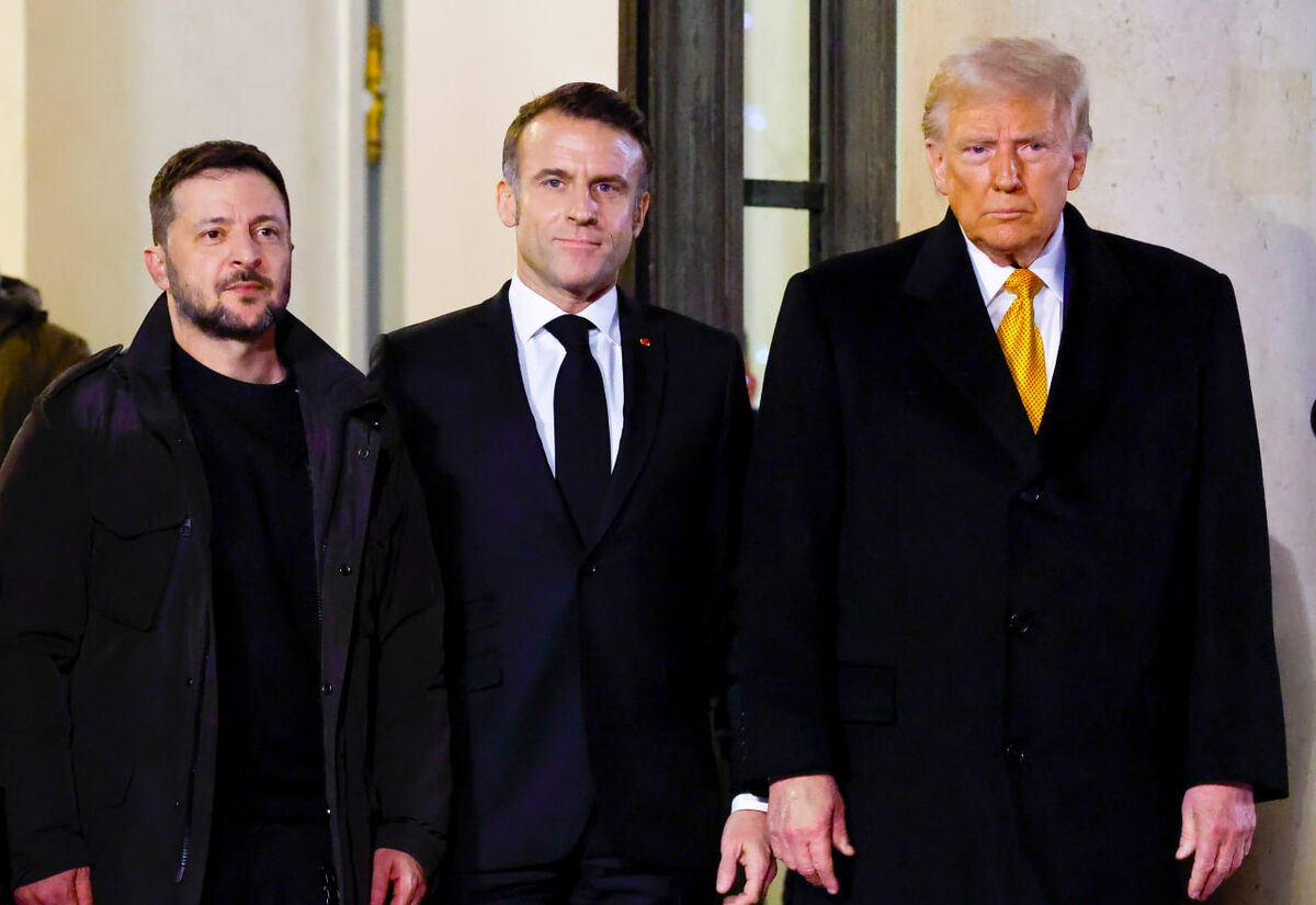    А есть ли смысл надеяться на Трампа, пока за его спиной Макрон и Зеленский? ФОТО: Henri Szwarc/ Global Look Press