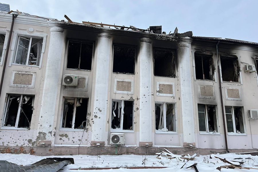 Мария Лисицына / РБК📷Поврежденное здание администрации Глушковского района