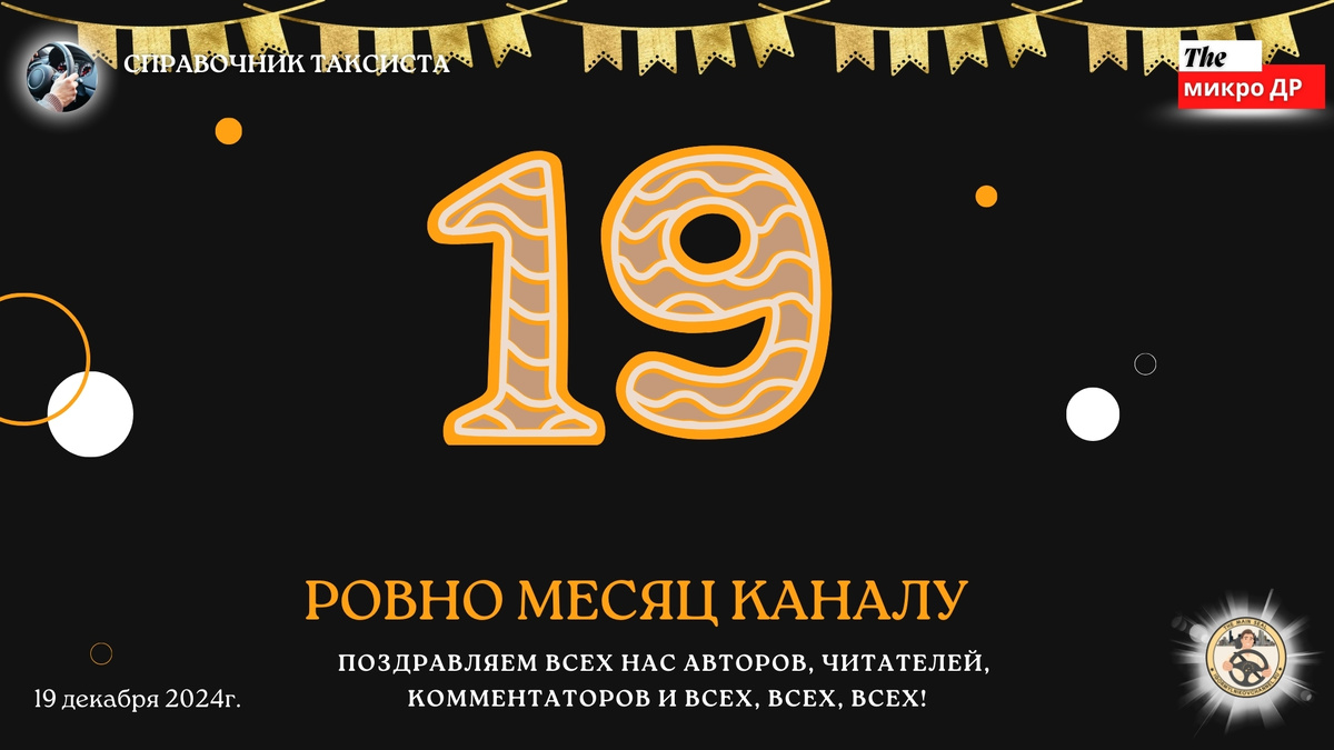 С днём рождения всех нас!