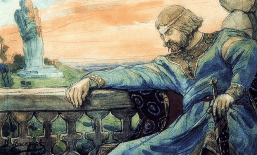 Васнецов. Картина посвящённая князю  Владимиру.