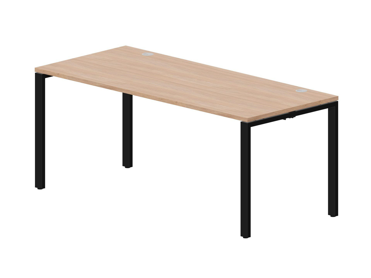 Офисный стол GDB Strike Дуб светлый / Черный (код товара 256417)