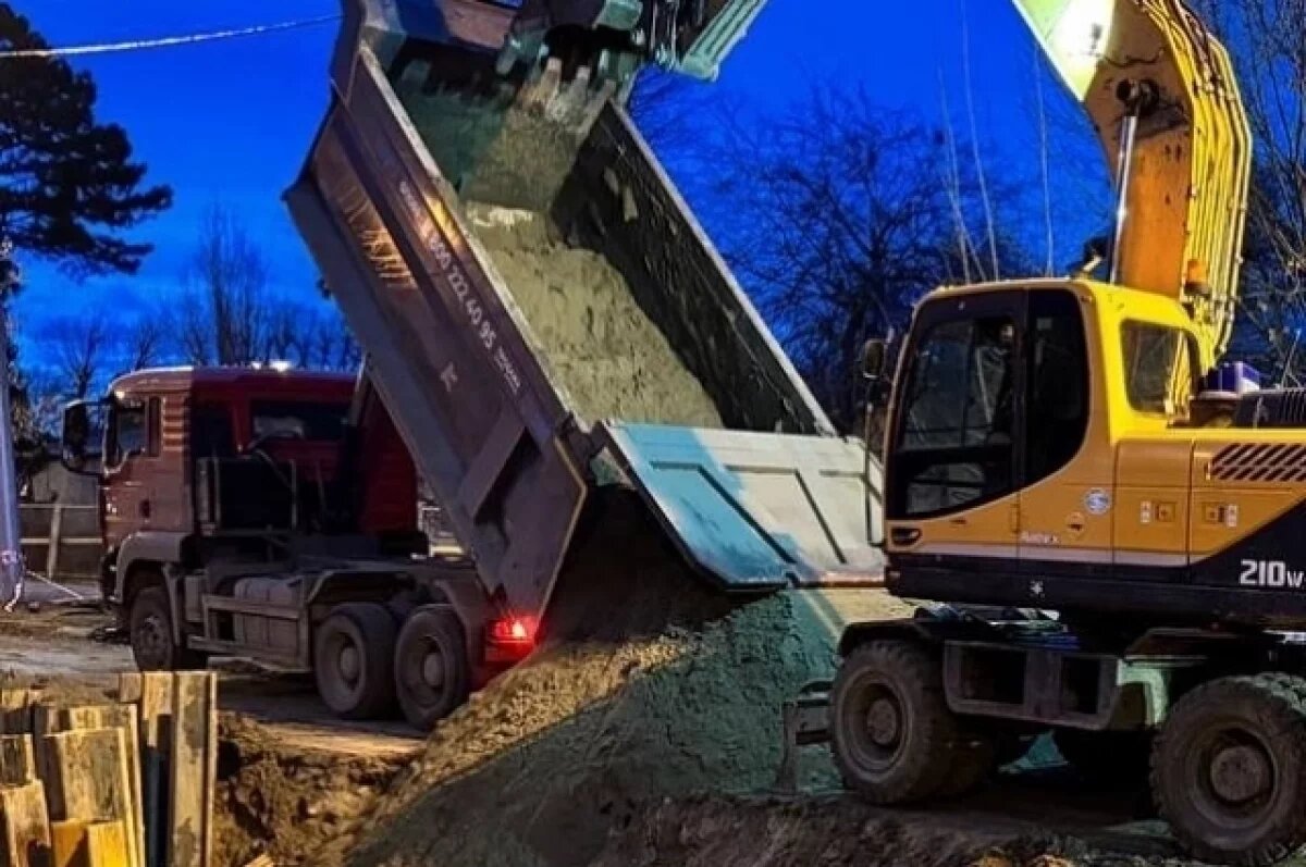    В Краснодаре на ул. Московской завершили ремонт коллектора