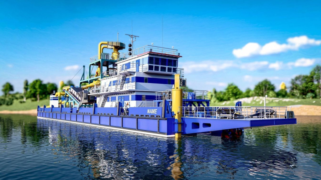 Проект земснаряда Ц480М2РД/НФ передан заказчику / Изображение: "РЦПКБ "Стапель"  📷
