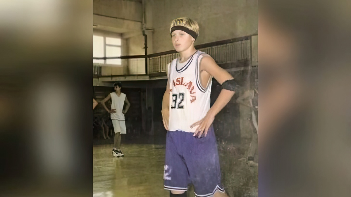    Янис Тимма в детстве