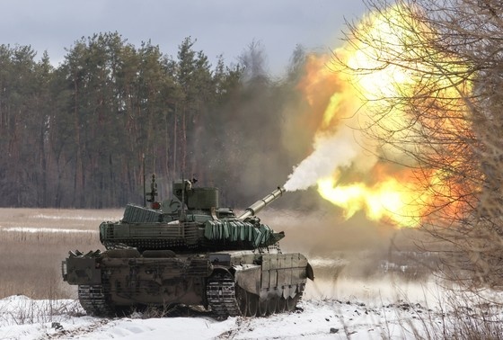    Боевая работа экипажей танков Т-90М «Прорыв» Центрального военного округа (ЦВО) в зоне проведения специальной военной операции