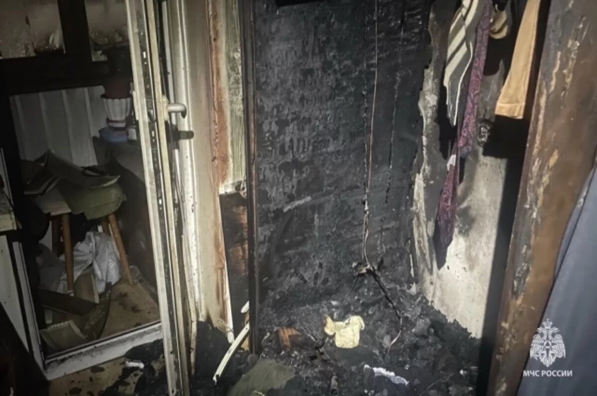    Ночной пожар в Бежицком районе Брянска унес жизнь мужчины