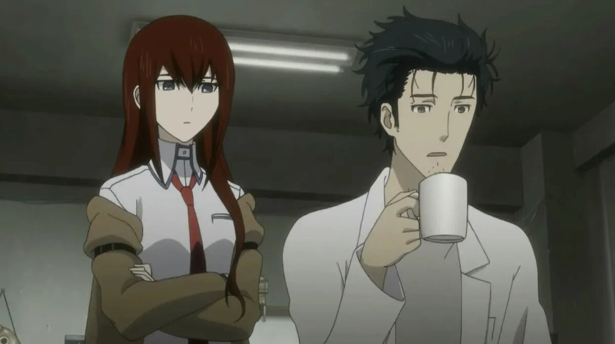 Кадр из аниме «Врата Штейна»   📷