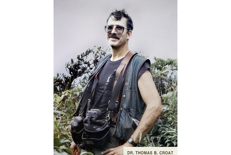 Доктор Томас Кроат в снаряжении для сбора растений. Фото: Ричард Мэнселл