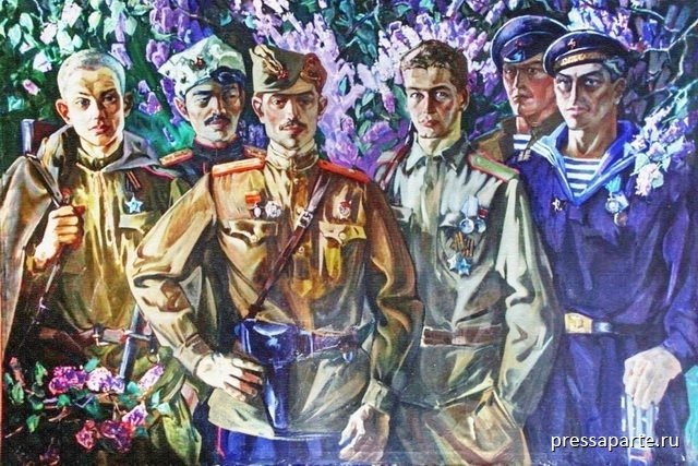 «В мае 1945», художник Владимир Таутиев